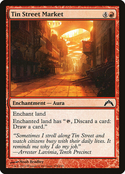 MTG Tin Street Market GTC 108 Regular Foil