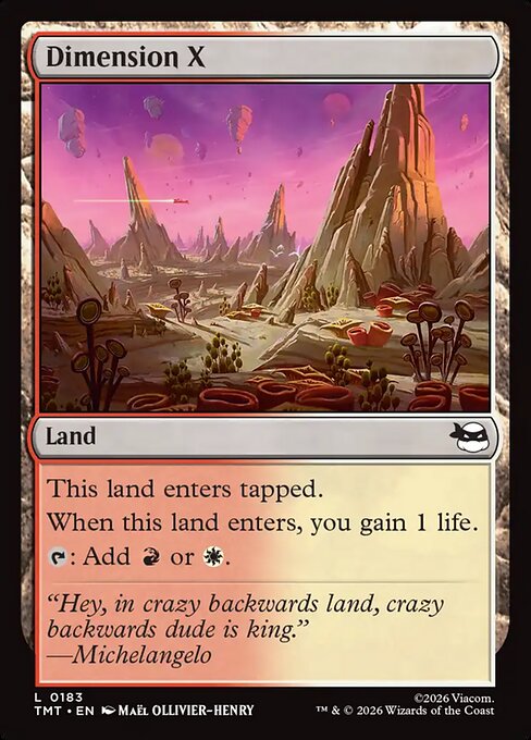 MTG Dimension X TMT 183 Regular Foil