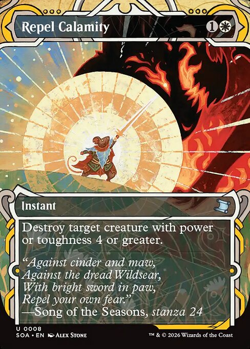 MTG Repel Calamity SOA 008 Mystical Archive Foil