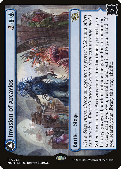 MTG Invasion of Arcavios // Invocation of the Founders MOM 061 Regular Foil