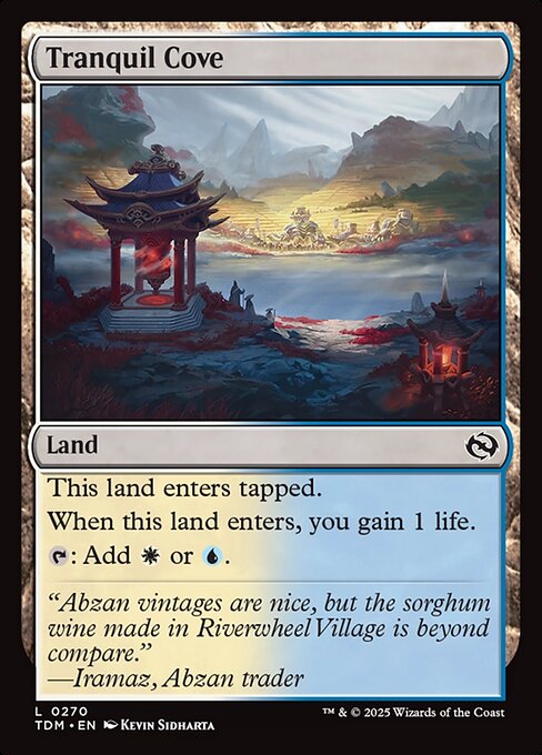 MTG Tranquil Cove TDM 270 Regular Nonfoil