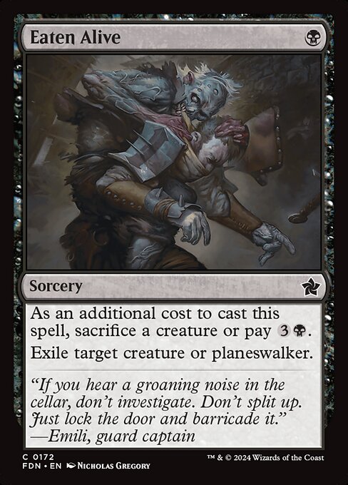 MTG Eaten Alive FDN 172 Regular Nonfoil