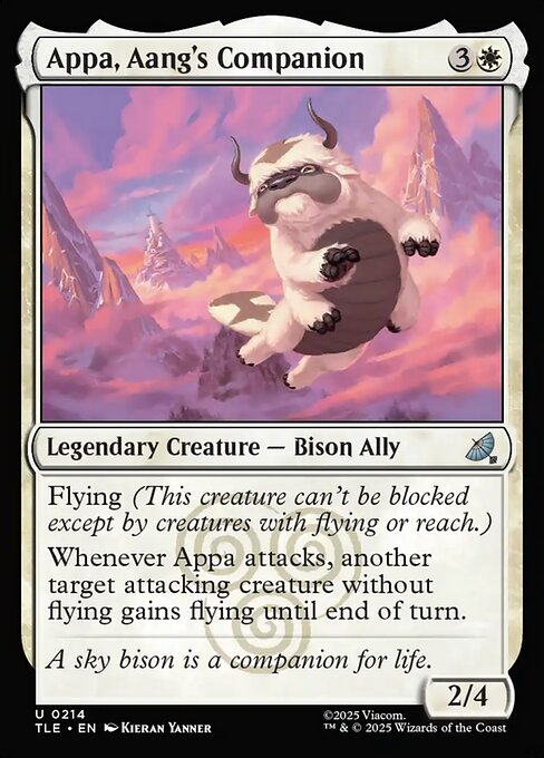 MTG Appa, Aang's Companion [TLE 214] Foil