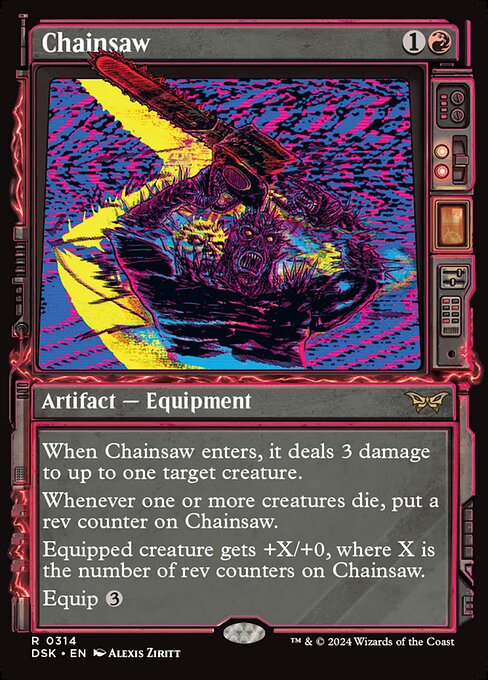 MTG Chainsaw DSK 314 Paranormal Frame Nonfoil