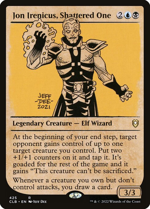 MTG Jon Irenicus, Shattered One CLB 425 Showcase Rulebook Nonfoil