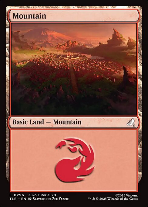 MTG Mountain [TLE 296] Nonfoil