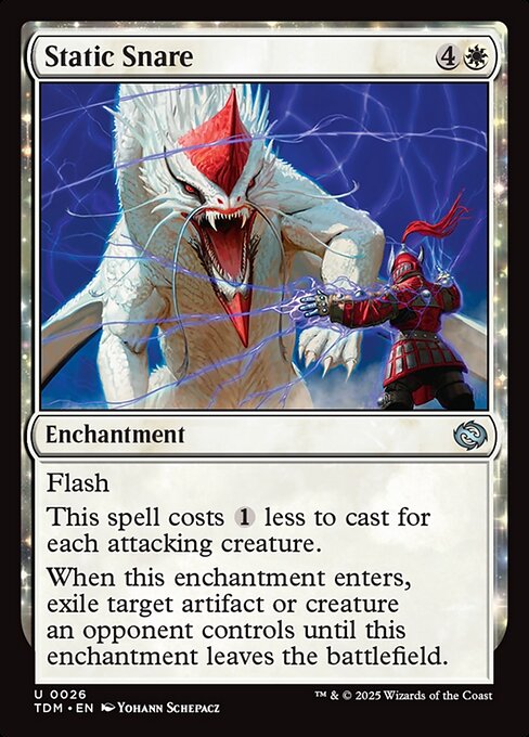 MTG Static Snare TDM 026 Regular Nonfoil