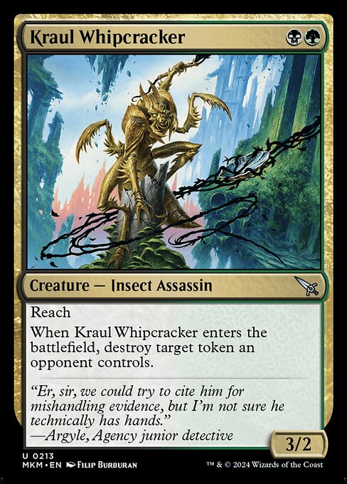 MTG Kraul Whipcracker MKM 213† Regular Foil