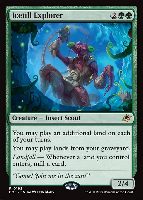 MTG Icetill Explorer PEOE 192p Promo Pack Foil