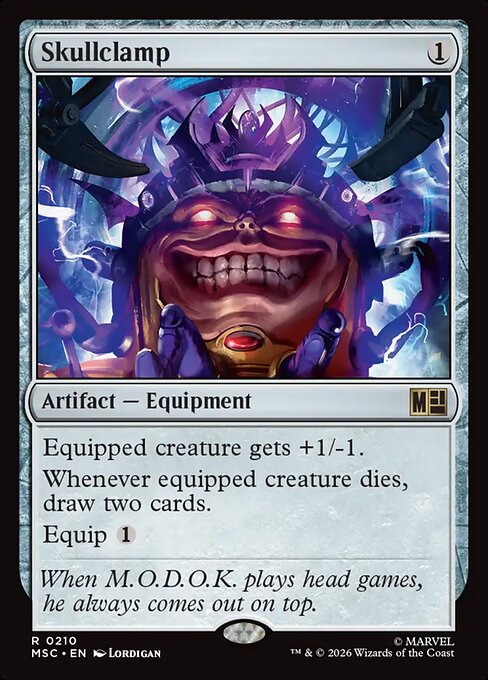 MTG Skullclamp MSC 210 Regular Surge Foil