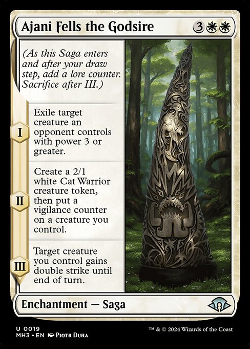 MTG Ajani Fells the Godsire MH3 019 Regular Nonfoil
