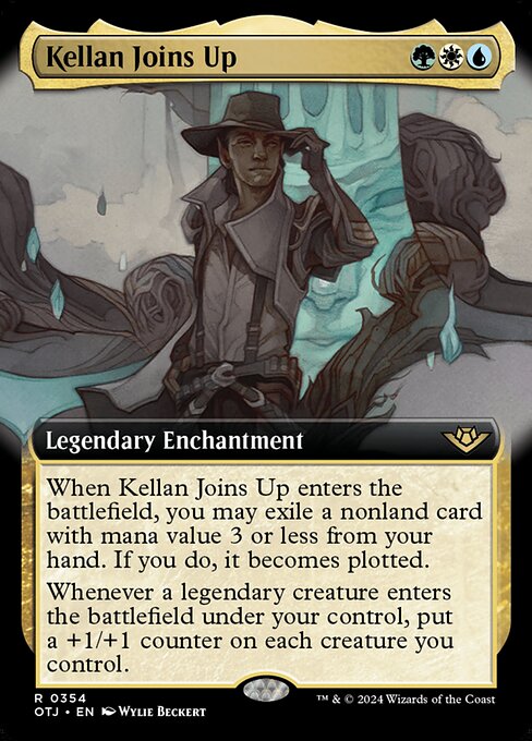MTG Kellan Joins Up OTJ 354 Extended Art Foil