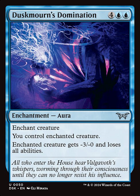 MTG Duskmourn's Domination DSK 050 Regular Foil