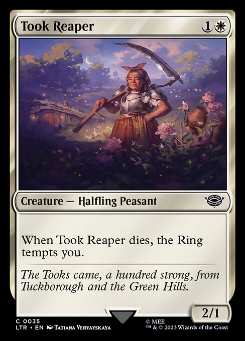 MTG Took Reaper LTR 035 Regular Foil