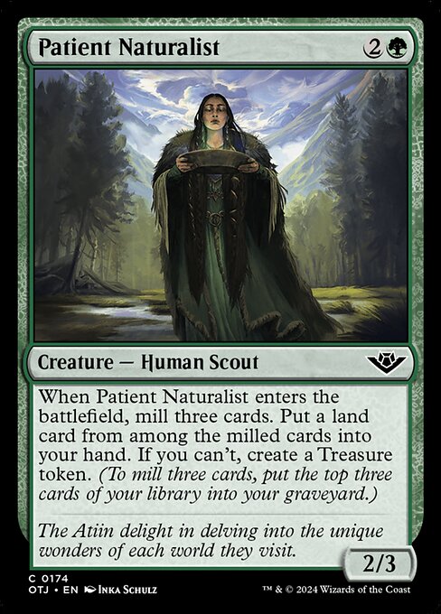 MTG Patient Naturalist OTJ 174 Regular Foil