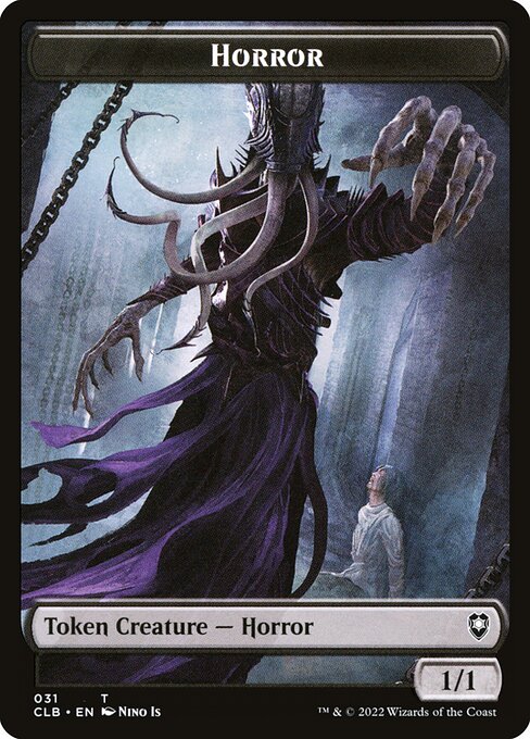 MTG Horror Token CLB 031 Token Nonfoil