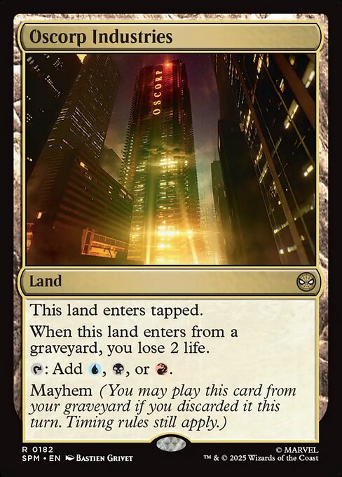 MTG Oscorp Industries SPM 182 Regular Foil