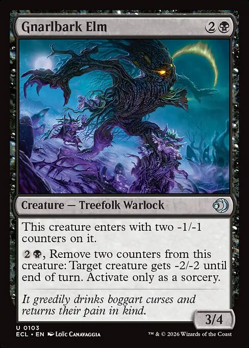 MTG Gnarlbark Elm ECL 103 Regular Nonfoil