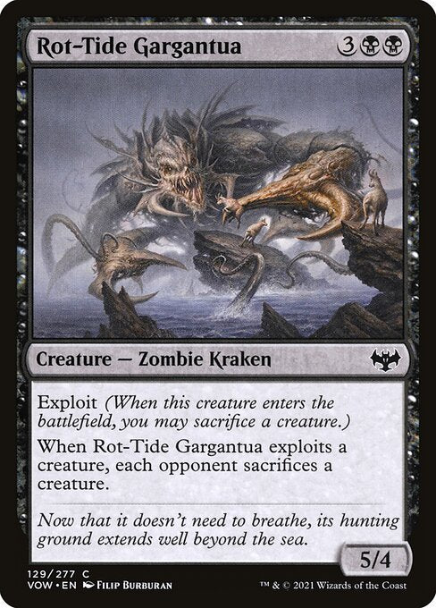MTG Rot-Tide Gargantua VOW 129 Standard Nonfoil front
