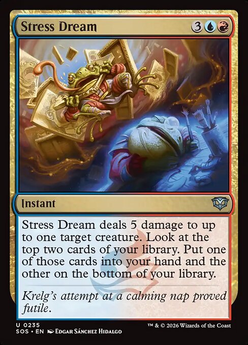 MTG Stress Dream SOS 235 Regular Foil