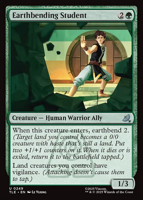 MTG Earthbending Student [TLE 249] Foil