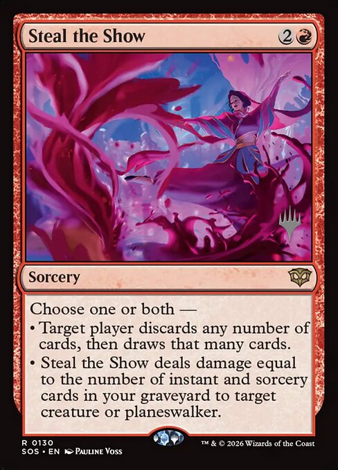 MTG Steal the Show PSOS 130P Promo Pack Foil