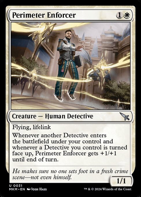 MTG Perimeter Enforcer MKM 031 Regular Foil