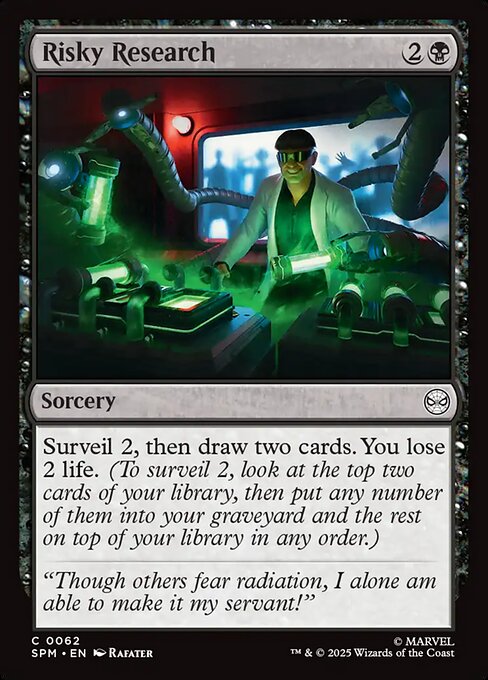 MTG Risky Research SPM 062 Regular Foil