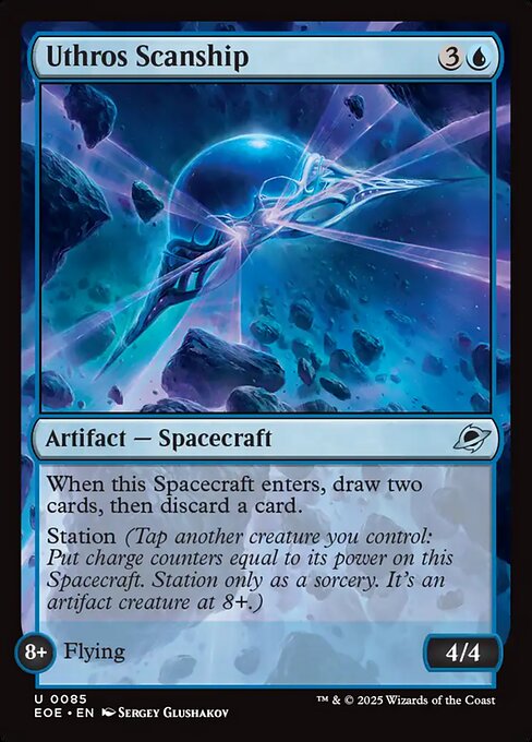 MTG Uthros Scanship EOE 085 Regular Foil