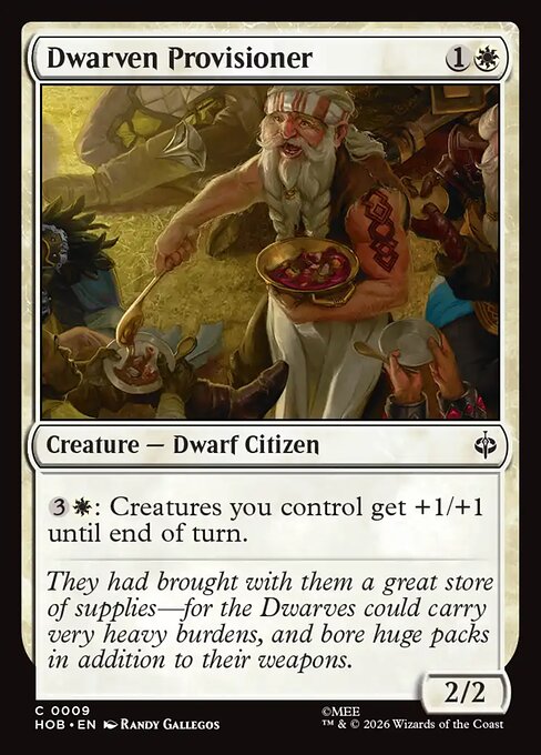 MTG Dwarven Provisioner HOB 009 Regular Nonfoil