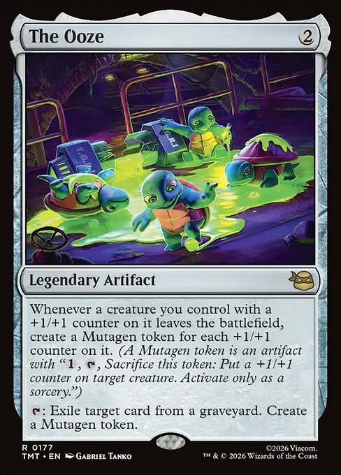 MTG The Ooze TMT 177 Regular Nonfoil