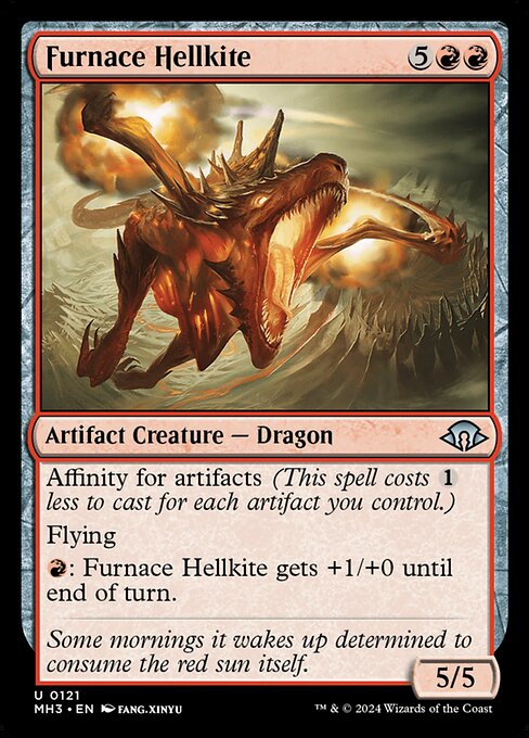 MTG Furnace Hellkite MH3 121 Regular Nonfoil