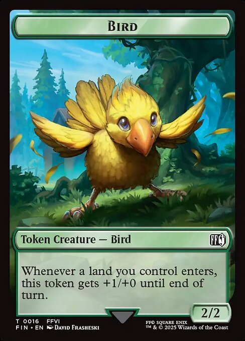MTG Bird Token FIN 016 Token Foil