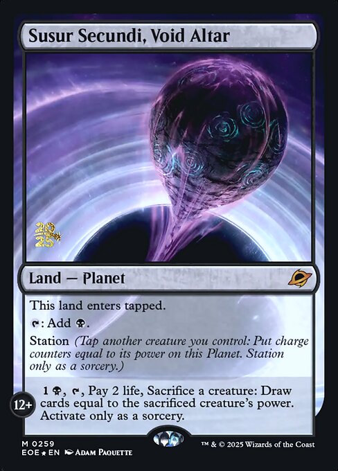 MTG Susur Secundi, Void Altar PEOE 259s Prerelease Foil
