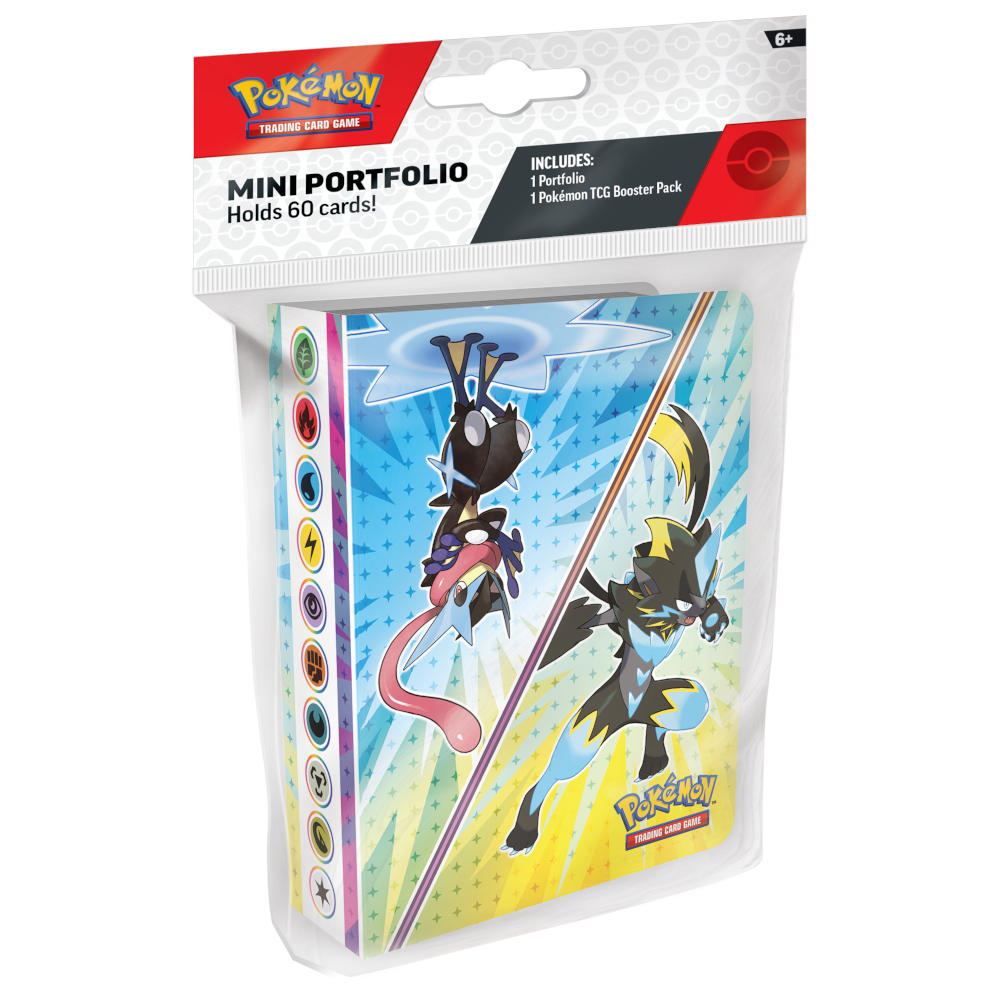Pokémon TCG Mega Evolution Pitch Black Mini Portfolio with Booster Pack, product view 4