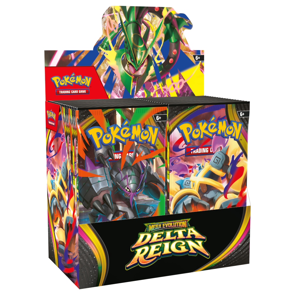Pokémon TCG Mega Evolution Delta Reign Booster Box sealed display packaging