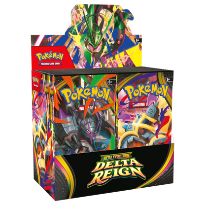 Pokémon TCG Mega Evolution Delta Reign Booster Box sealed display packaging
