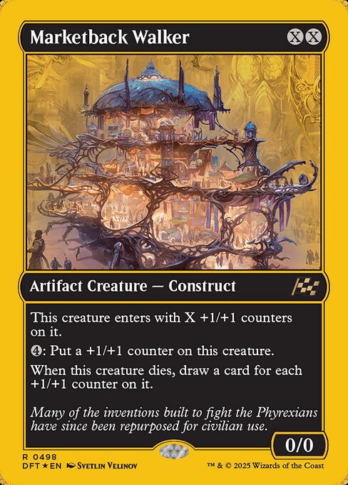MTG Marketback Walker DFT 498 Regular First-Place Foil