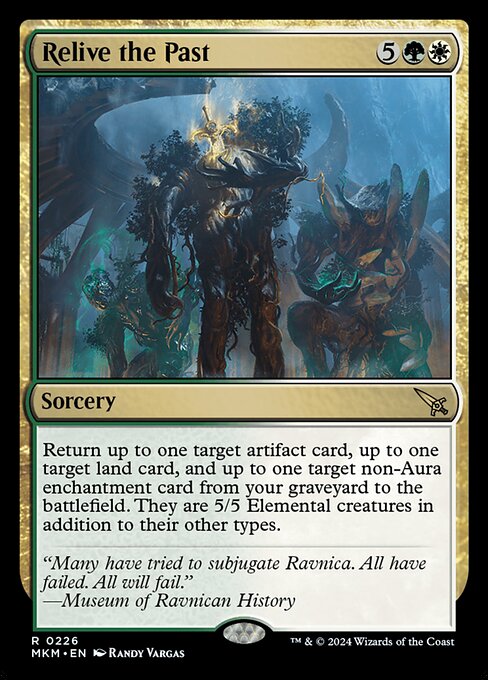 MTG Relive the Past MKM 226 Regular Foil