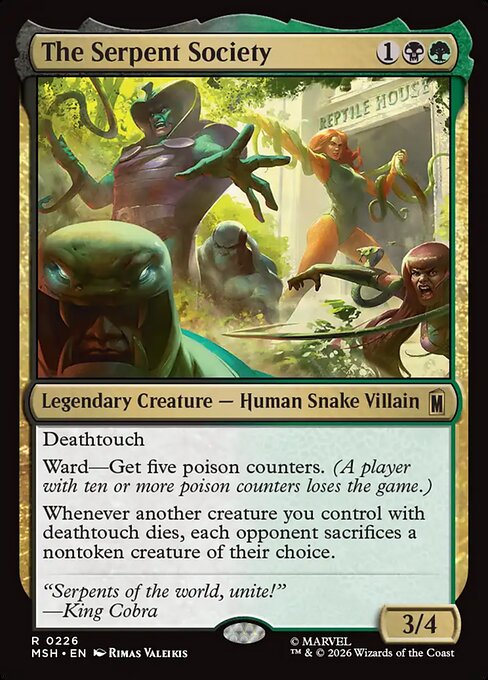MTG The Serpent Society MSH 226 Regular Nonfoil