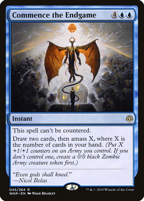 MTG Commence the Endgame WAR 045 Standard Foil front