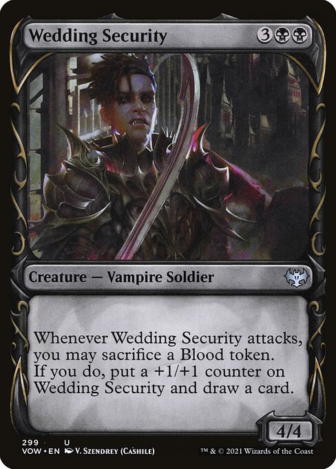 MTG Wedding Security VOW 299 Showcase Fang Nonfoil front