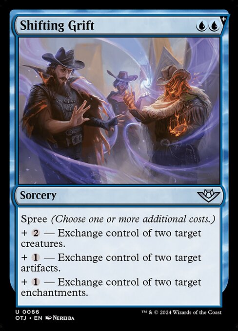 MTG Shifting Grift OTJ 066 Regular Foil