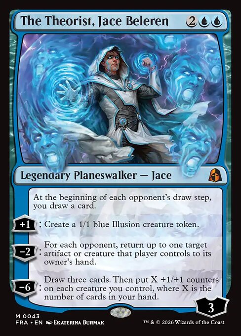 MTG The Theorist, Jace Beleren FRA 043 Standard Nonfoil front