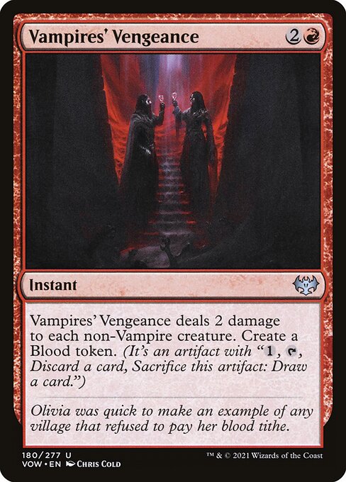 MTG Vampires' Vengeance VOW 180 Standard Foil front
