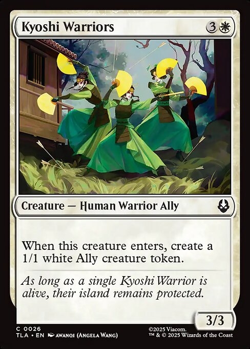 MTG Kyoshi Warriors TLA 026 Regular Nonfoil