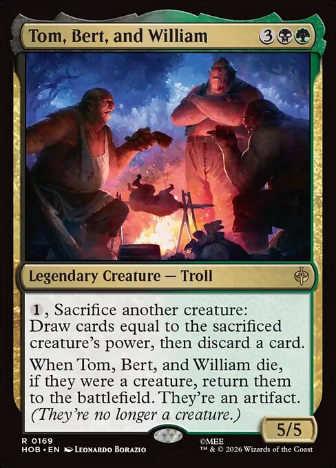 MTG Tom, Bert, and William HOB 169 Regular Nonfoil