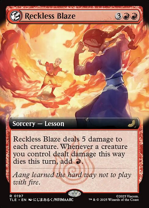 MTG Reckless Blaze [TLE 197] Nonfoil