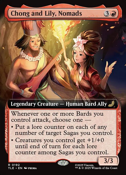 MTG Chong and Lily, Nomads [TLE 192] Nonfoil