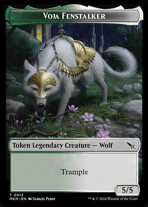 MTG Voja Fenstalker Token MKM 013 Token Foil